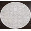 Tapis rond ivoire à motif de médaillons ivoire Abani-1522340688