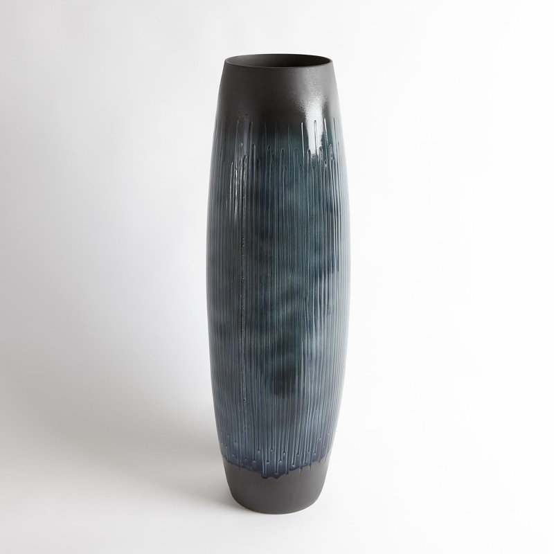 Matchstick Vase-Ink, 29" H x 8.5" W x 8.5" D