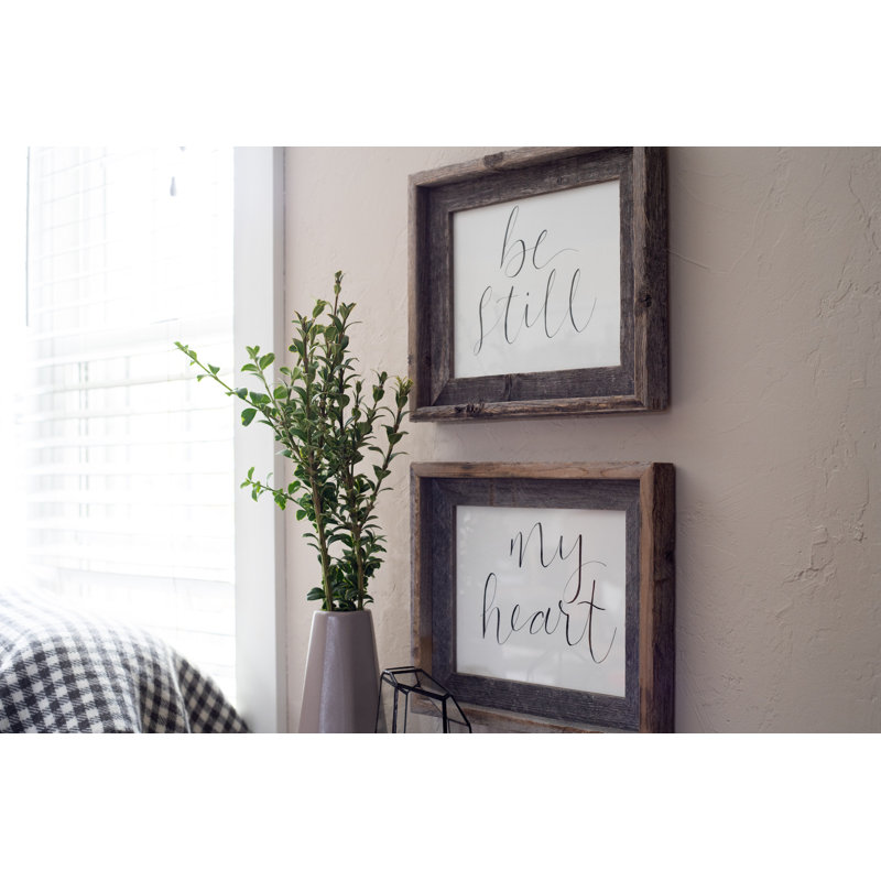 Cadre photo Sijtse, Blanc rustique, 16 po x 20 po