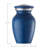 Decorative Miniature Keepsake Memorial Urn, Blue and Silver