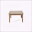 Table basse d'extérieur en bois d'acacia