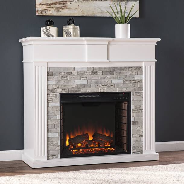 Darby Home Co Troutman Hand Carved Wood Fireplace Surround & Reviews ...