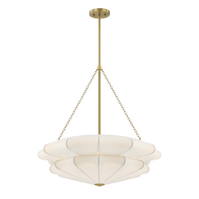 Coppell 3-Light Pendant in Warm Brass