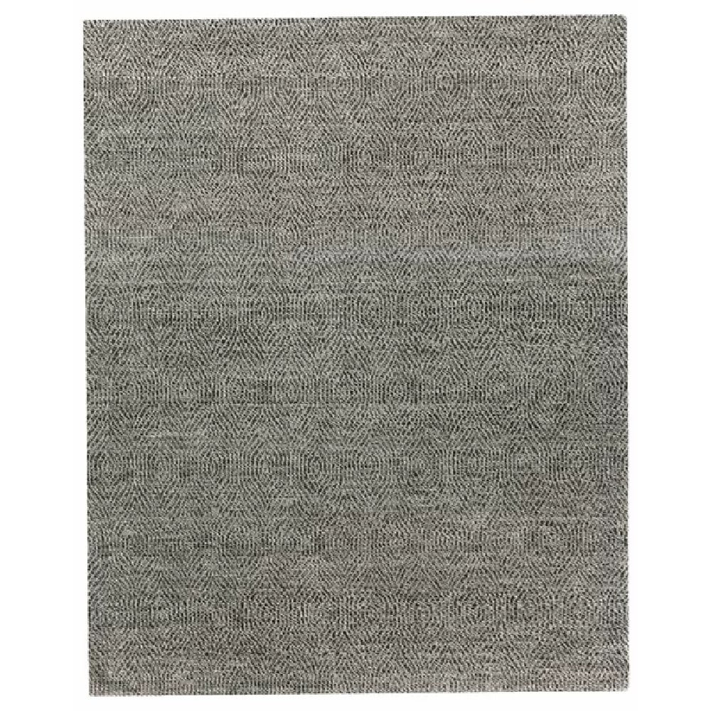 EXQUISITE RUGS Woven Earth Handmade Wool Charcoal/Ivory Area Rug | Wayfair