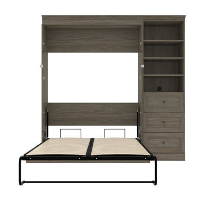 Lit escamotable avec rangement bas Alvaretta