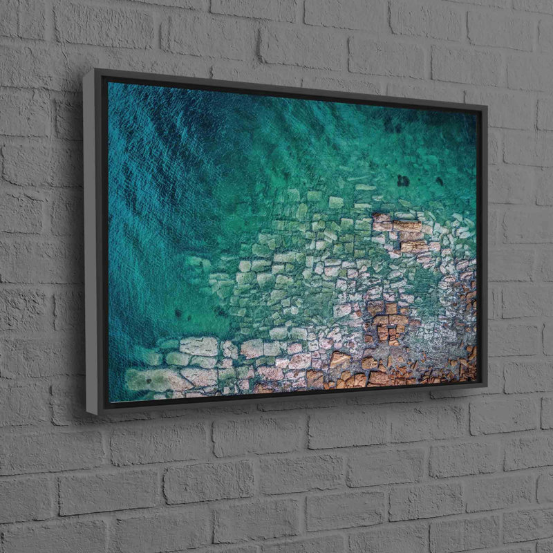 Print on Canvas, Framed Print without Mat, Black, 40 cm H x 60 cm W
