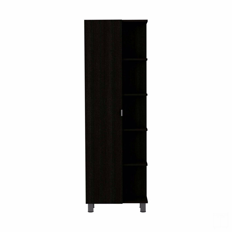 Armoire haute à 5 tablettes