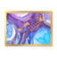 Mauve et turquoise, art abstrait fluide de luxe III - peinture sur toile-67323139-67323150
