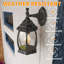 Abdule Matte Black 32.54cm H Outdoor Wall Lantern