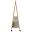 Huldah 132cm Rolling Clothing Rack