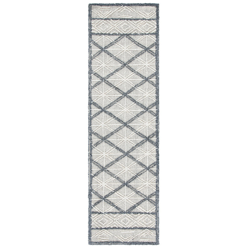Colvin Hand Tufted Performance Geometric Rug, Runner 2'3" x 8'