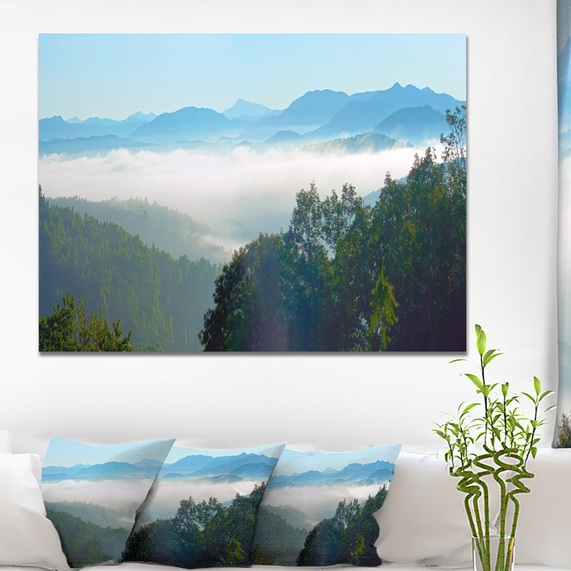«Morning in Blue Ridge Parkway», reproduction de photo sur toile tendue, H 36 po x l 46 po x P 1,5 po, Toile tendue