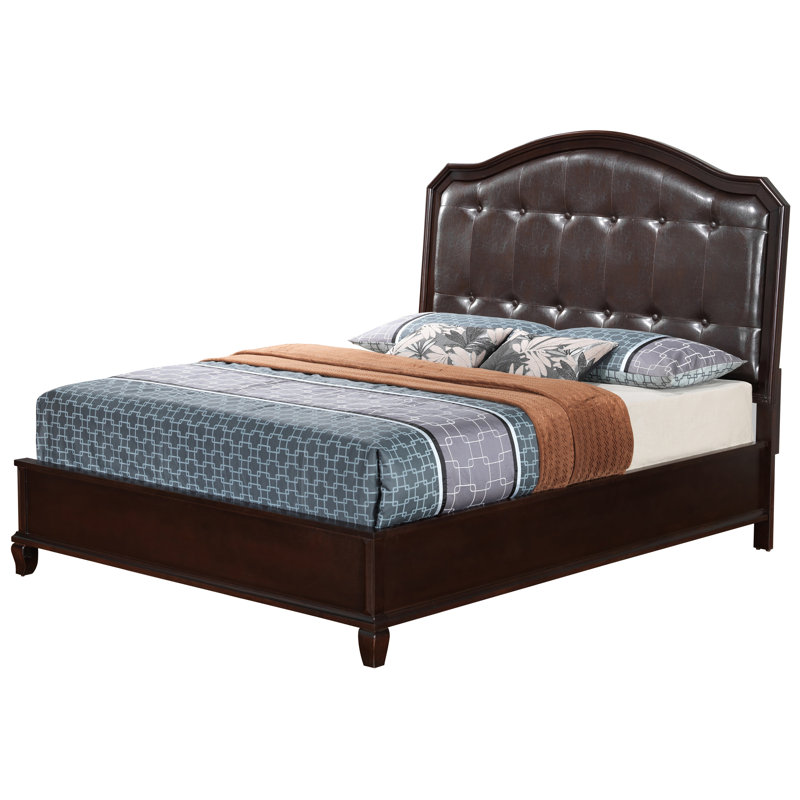Lit tapissier standard Nora Clarkstown, Cappuccino, Grand