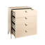 Steel 78 cm W Chest of 4 Drawers