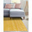 Tapis jaune / ivoire en polypropylène tissé à la machine Briehn-1355112519