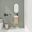 Meuble-lavabo simple de coin 12 po avec comptoir en céramique