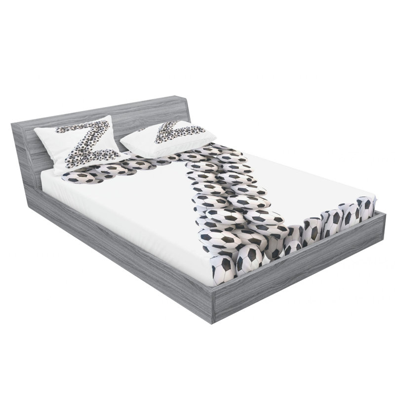 Microfiber Sheet Set, Queen Sheet Set with Fitted Sheet, Z