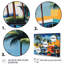 Pop Palm Beach en couleur II sur toile-1315192214-1315192213