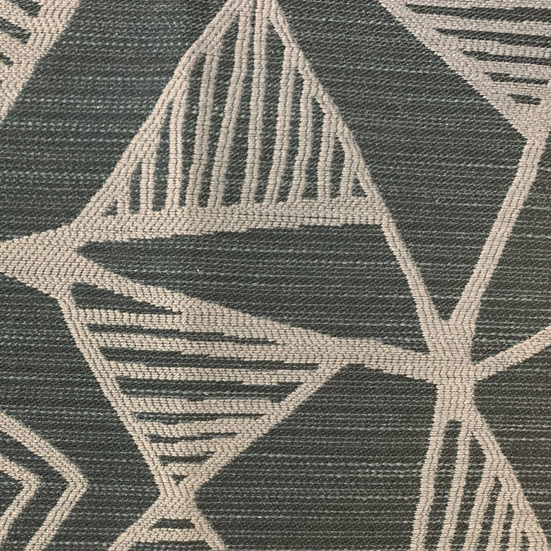 Sketch Geometric Reversible Throw Pillow, 26" x 26"