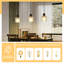 Pendant Light 3- Lights E27 Glass-1717599045