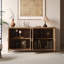 Armoire d'appoint 60 "en bois avec 4 portes 60"
