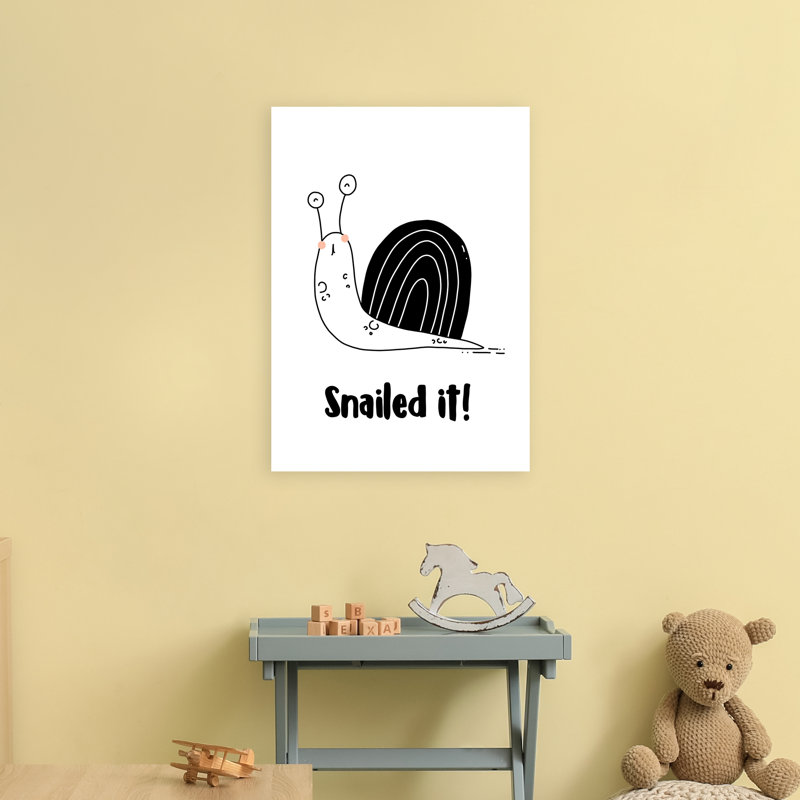 Snail by Miniofmine - Print, Unframed, 59cm H x 42cm W x 1cm D