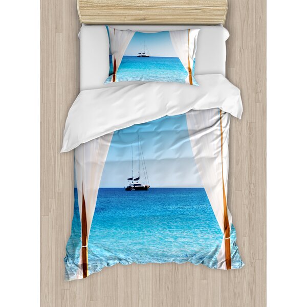 Ambesonne Coastal Duvet Cover Set | Wayfair