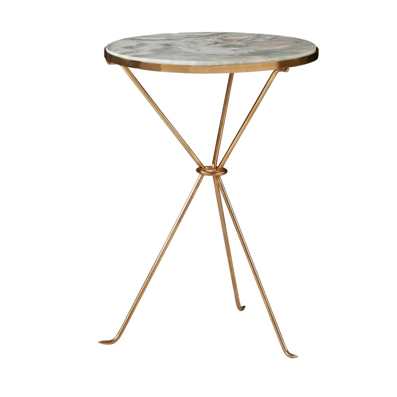 Modern History Stone End Table