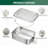 4-Piece 304 Stainless Steel Bento Box Set – 550ml Leak-Proof, Stackable Lunch Containers with Lids