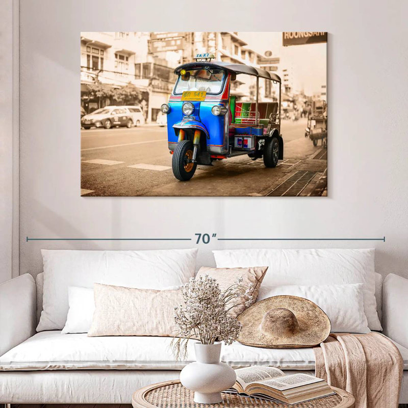 Mehar Tuk Tuk, 32" H x 48" W