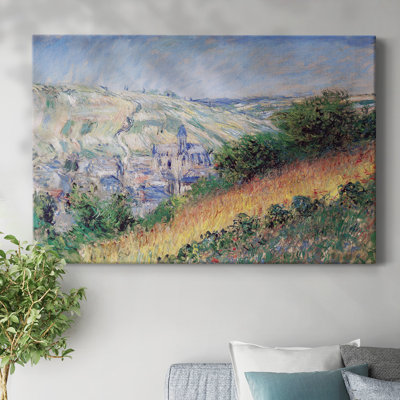 View of Vetheuil -Gallery Wrapped Canvas