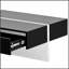 Table basse ultrabrillante, centre de table moderne pour canapé avec placage UV imperméable et design élégant-992369801-992369798