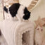 Banc de rangement avec repose-pieds, nid de chat à cacher, banc en forme d'arche creuse, banc multifonctionnel-688429702