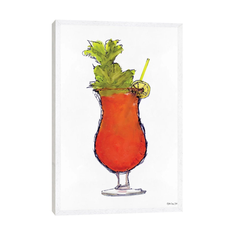 Bloody Mary by Stellar Design Studio - Gallery-Wrapped Canvas Giclée on Canvas, 66.04 cm H x 45.72 cm W, White Framed