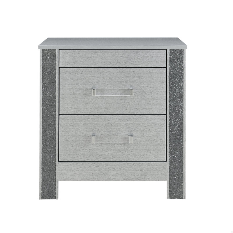 Table de chevet avec 2 tiroirs