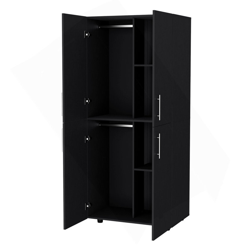 Armoire 4 portes en wengé, Wengé