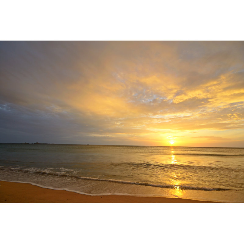 Golden Sunrise - Photographie sur toile tendue, L 18 po x H 12 po