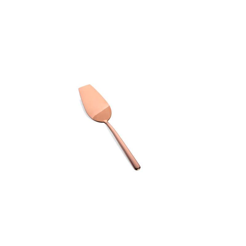Linea Stainless Steel Cake Server, Oro-nero