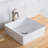 Thin ceramics Square Vessel Bathroom Sink