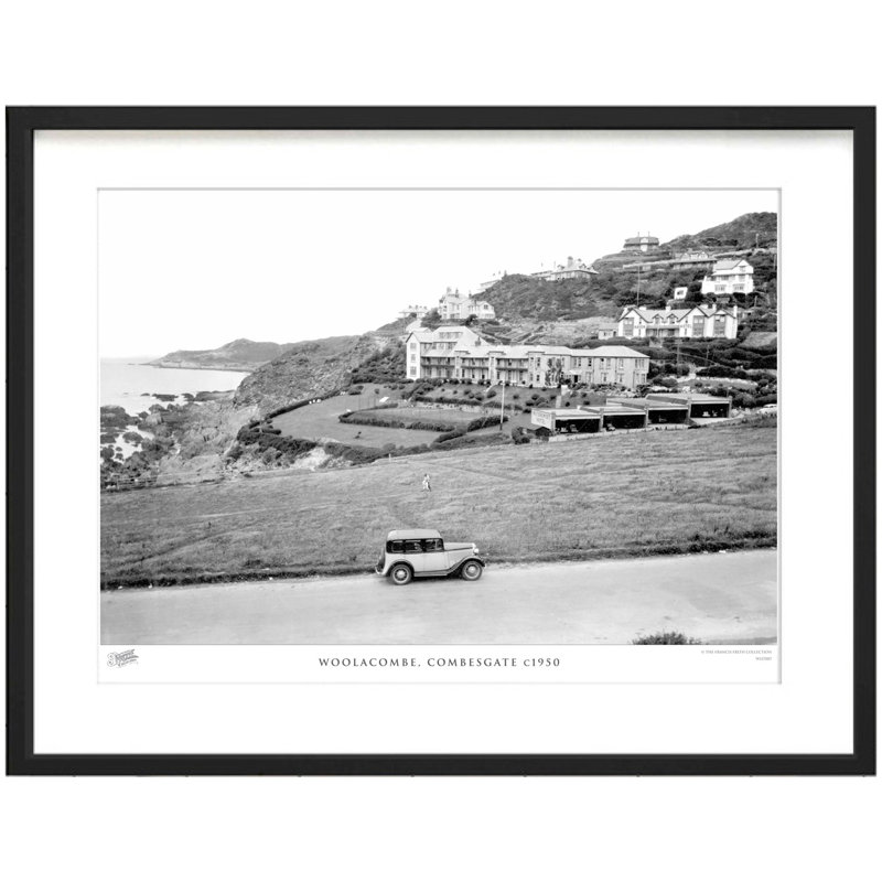 Woolacombe, Combesgate C1950 by Francis Frith - Single Picture Frame Print, 45cm H x 60cm W x 2.3cm D