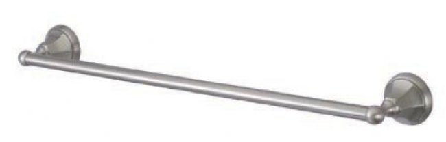 Metropolitan 24" Wall Mounted Towel Bar, Brushed Nickel