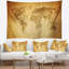 Tapisserie de carte classique vintage-28482573
