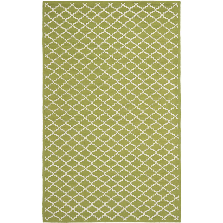 Fullerton Hand Hooked Cotton Pile Geometric Rug