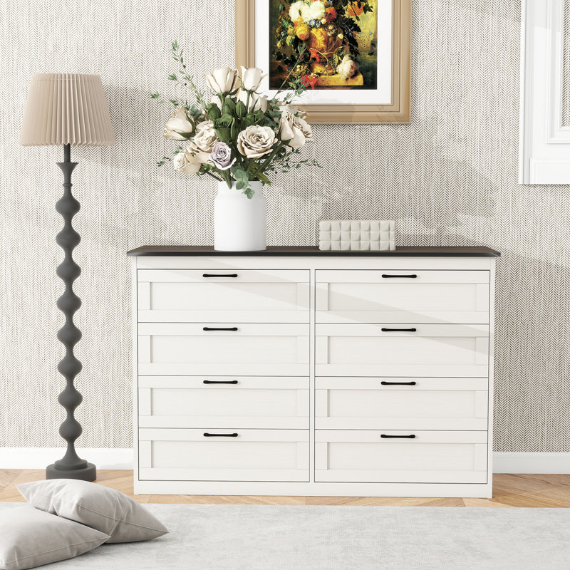 Farmhouse 8 Drawer Dresser