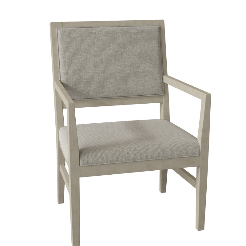 Chaise avec accoudoirs à dossier King Louis Potter, 3157 Albâtre, Noisette