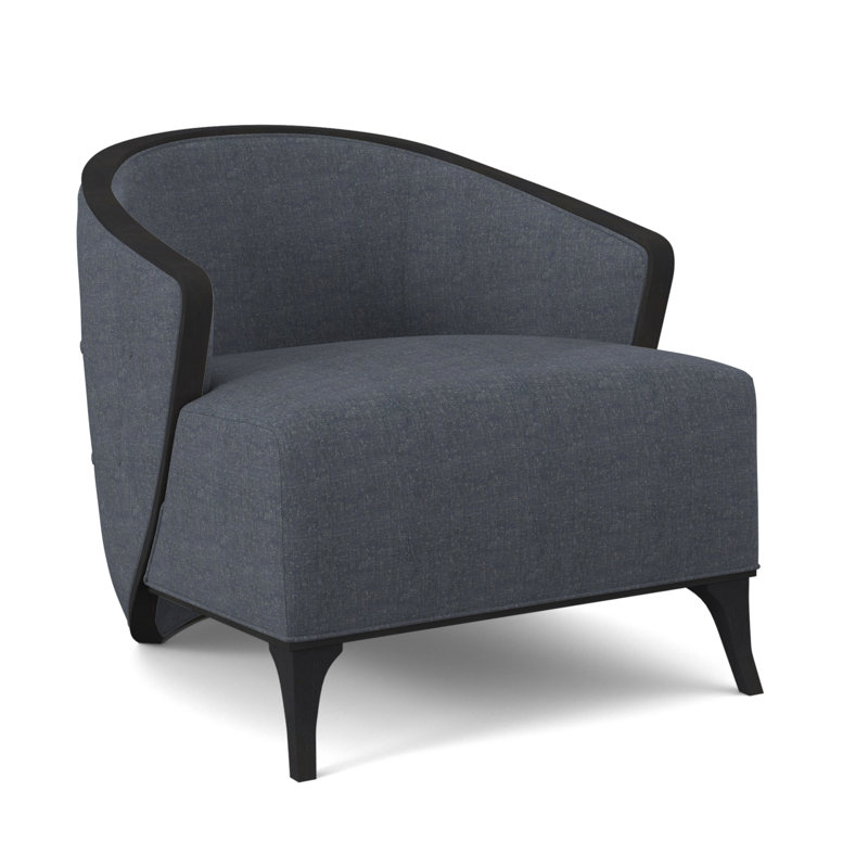 Penegrine Lounge Chair, Espresso, Venice Linen