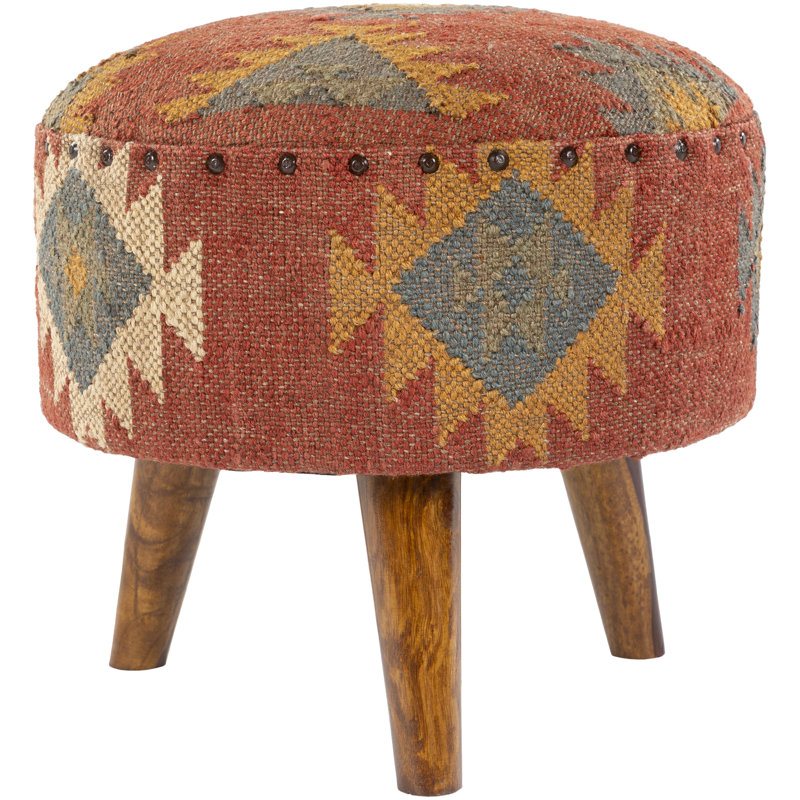 Caruthers Solid Wood Accent Stool