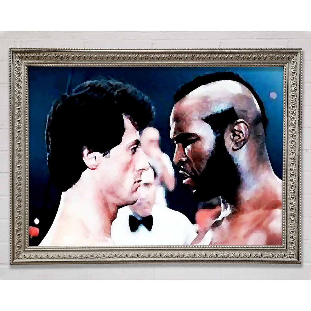 Rocky 3 The Face Off Mr T - Einzelne Bilderrahmen Kunstdrucke