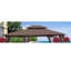 13X10 Ft Patio Double Roof Gazebo Replacement Canopy Top Fabric,Brown-123826985