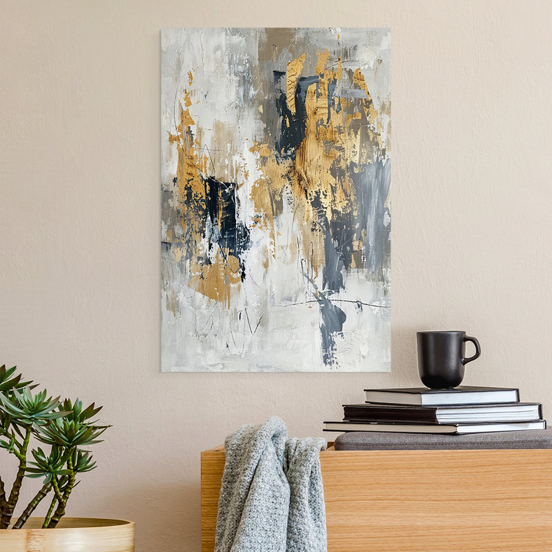 Série ABSTRACT CDLxxxix - Impression sur toile seulement - non encadrée, H 48 po x l 32 po